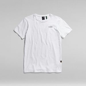 G-STAR RAW Heren Slim Base R T Ss T-shirt, wit (wit C723-110)