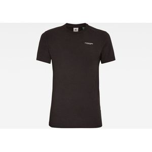 G-Star - Slim Base T-Shirt - Zwart - Katoen - Met Graphic Print