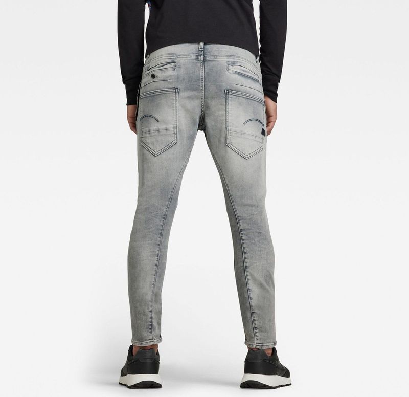 G-Star Heren D-Staq 3D Slim Jeans, grijs (Antic Faded Radium D05385-9882-c587), 26W / 30L