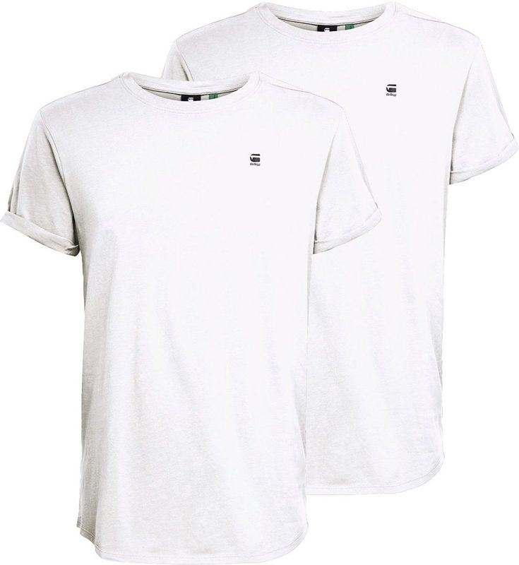 G-STAR Shirt  zwart / wit