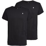 G Star RAW - T-shirt - Peached Compact Jersey - Zwart - Biologisch Katoen