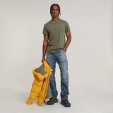 G-star - Lash Ribbed - T-shirt - Korte Mouwen - Biologisch Katoen