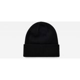 G-STAR RAW Effo Long Beanie Hat voor heren, zwart (dark black C754-6484), Eén maat