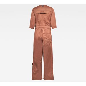 Jumpsuit - Army - Katoen - Rechte Pasvorm - Elastische Tailleband
