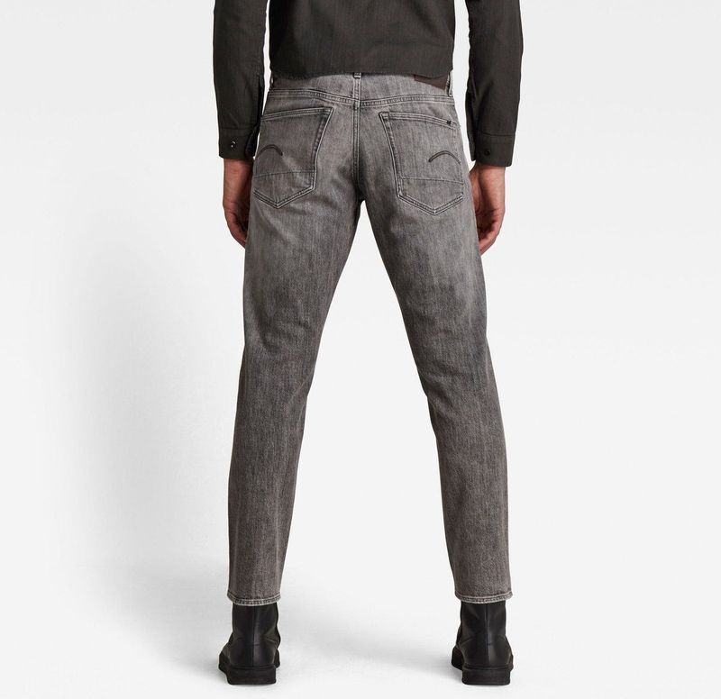 G-star 3301 Straight Tapered Spijkerbroek Grijs Man