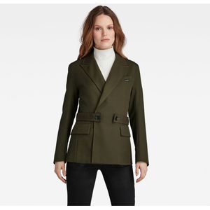 G-STAR RAW - Blazer - Groen - Ademend Materiaal