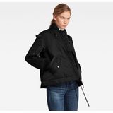 Jack - Zwart - Polyester - Afneembare Capuchon - Lange Mouwen