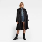 G-star - Rider Trenchcoat - Zwart - Waterafstotend Canvas