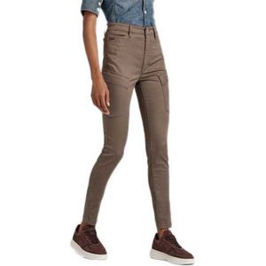 G-star Kafey Ultra High Skinny Cargo Broek Bruin Vrouw