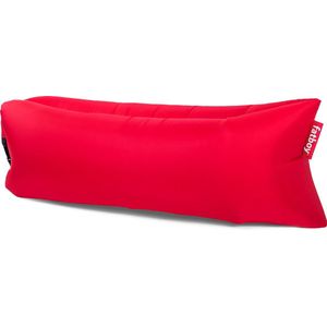Fatboy® Lamzac 3.0 Zitzak, opblaasbare bank, rood, Fatboy hangmat gevuld met lucht, voor buiten (strand, tuin of zwembad), 200 x 90 x 50 cm