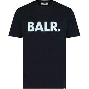 BALR - Heren Tee SS Brand Straight T-Shirt - Zwart