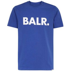 BALR - Heren Tee SS Brand Straight T-Shirt - Blauw