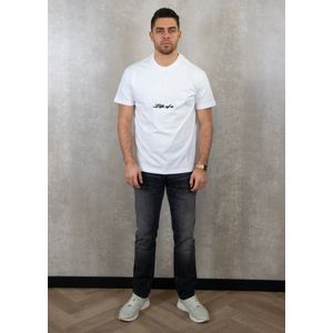 About You T-shirt - Kwartmouw - Ronde Hals - Text Print - Losse Pasvorm