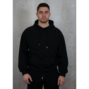 BALR - Logo Hoodie - Zwart - Katoen - Verstelbare Capuchon