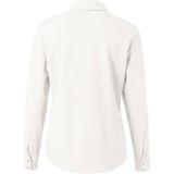 YAYA Blouse - Wit - Effen - Halslijn: Kraag