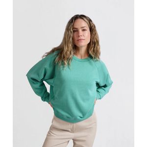 Yaya Sweater Raglan Blauw dames
