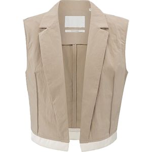 Yaya Gilet Beige dames