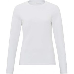 Yaya - Top - Wit - Dames - Lange Mouwen