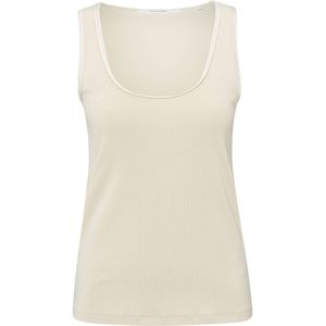 Yaya Top Shiny Binding Bruin dames