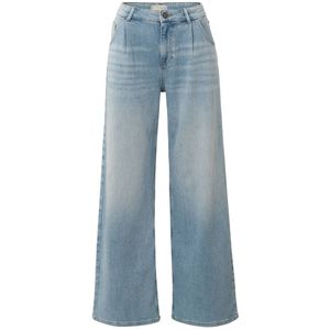 YAYA Jeans Licht Blauw - Denim met Plooien