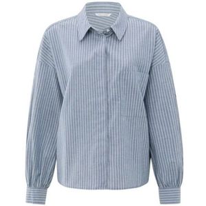 YAYA - Blouse - Blauw - Striped