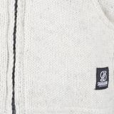 Shakaloha - M Crush Ziphood - Vest - Beige - Gemaakt van Schapenwol met Polyester Fleece voering