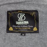 SHAKALOHA - M Chuck Ziphood - Vest - Grijs - Schapenwol en Polyester Fleece