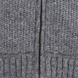 SHAKALOHA - M Chuck Ziphood - Vest - Grijs - Schapenwol en Polyester Fleece