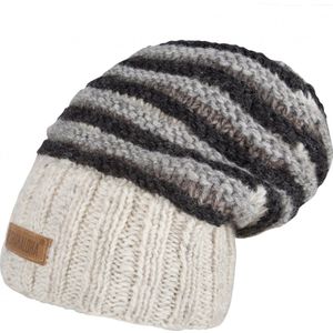 Shakaloha Gebreide Wollen Muts Heren & Dames Beanie Hat van schapenwol met polyester fleece voering - Ben Beanie Green Unisex - One Size Wintermuts