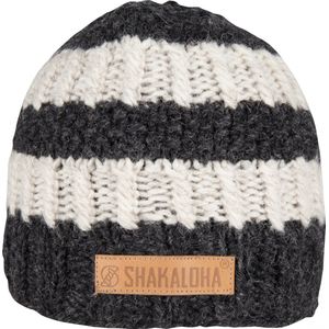 Shakaloha Gebreide Wollen Muts Heren & Dames Beanie Hat van schapenwol met polyester fleece voering - Basil Beanie Beige Unisex - One Size Wintermuts