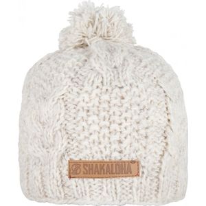 Shakaloha Gebreide Wollen Muts Heren & Dames Beanie Hat van schapenwol met polyester fleece voering - Bjorn Beanie Beige Unisex - One Size Wintermuts