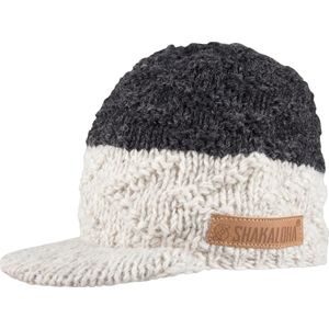 Shakaloha Gebreide Wollen Muts Heren & Dames Beanie Hat van schapenwol met polyester fleece voering - Break Beanie Beige Unisex - One Size Wintermuts