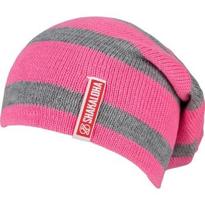 Shakaloha Gebreide Wollen Muts Heren & Dames Beanie Hat van merino wol zonder voering - Bond Beanie MrnRv PnkHthr Unisex - One Size Wintermuts