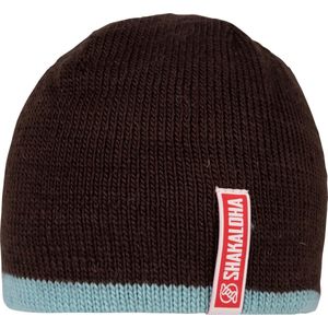 Shakaloha Gebreide Wollen Muts Heren & Dames Beanie Hat van merino wol zonder voering - Buffer Beanie MrnRv ChocoOcn Unisex - One Size Wintermuts