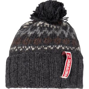 Shakaloha Gebreide Wollen Muts Heren & Dames Beanie Hat van merino wol zonder voering - Brodo Beanie Mrn Natural Unisex - One Size Wintermuts
