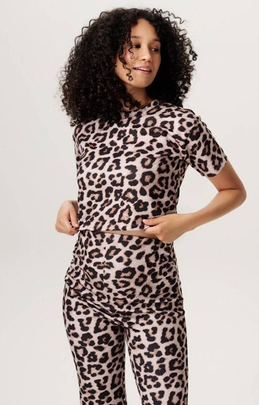 Noppies - Top Lola - Zwangerschapstop - Luipaardprint