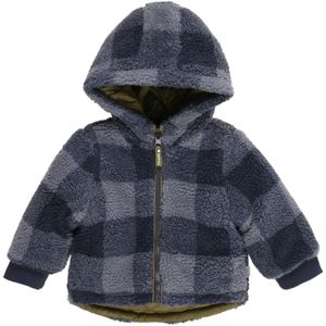 Noppies - Omachi - Reversible Baby Jas - Groenkleurig - Maat 68