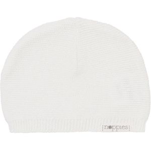 Noppies U Hat Knit Rosita muts, wit (White C001), eenheidsmaat (maat fabrikant: 0M-3M) Unisex Baby, Wit.