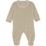 Noppies - Souci - Rompertje - Lichtbeige / Donkerbeige - Gestreept