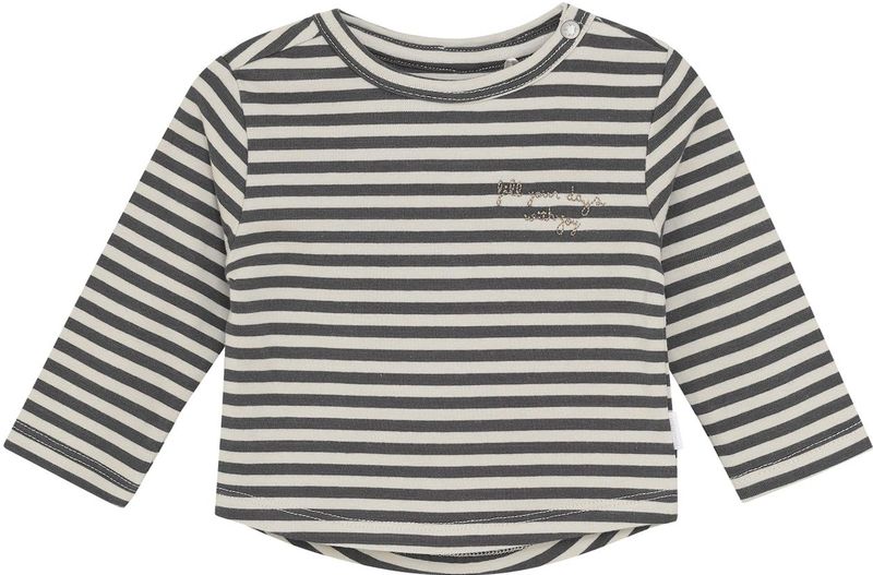 Noppies - Longsleeve Superior - Gestreept T-shirt - GOTS-gecertificeerd Katoen - Maat 68