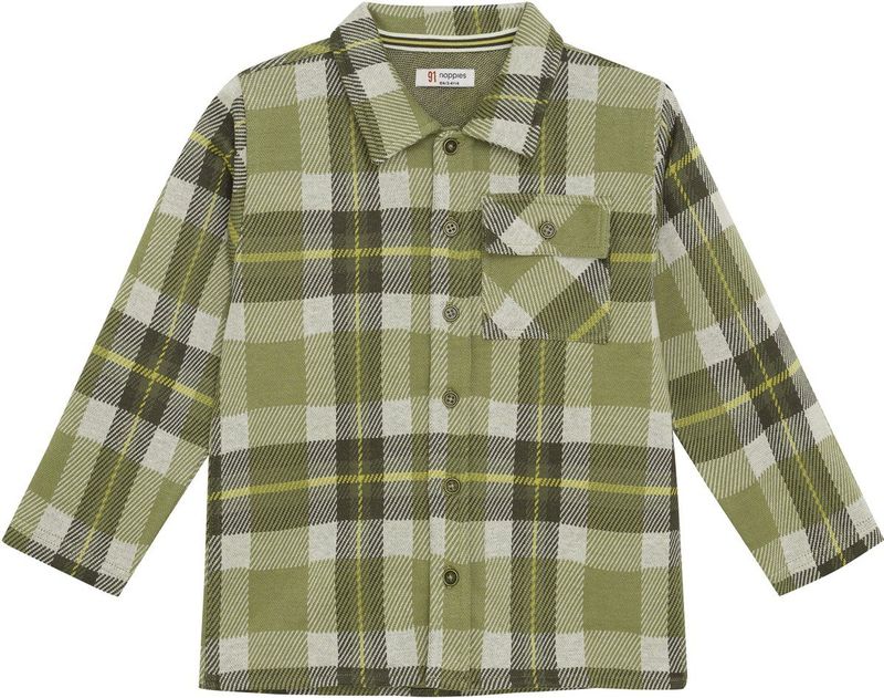 Noppies - Overhemd Russell - Medium Green - Jongens Hemd - Lange Mouwen