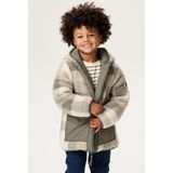 Noppies - Loja - Winterjas - Medium Green - Reversible - Check Pattern