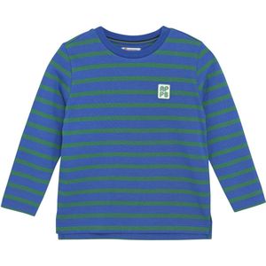 Noppies - T-shirt Roger - Gestreept - Blauw - Lange Mouwen