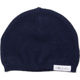Noppies Unisex Kindermuts gebreid Zola - Navy - Maat 0M-3M