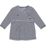 Noppies - Babyjurkje - Blauw - Gebreid - Biologisch Katoen - Drukknoop