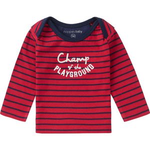 Noppies - T-shirt Hawston - Baby - Maat 56 - Witte Streepjes