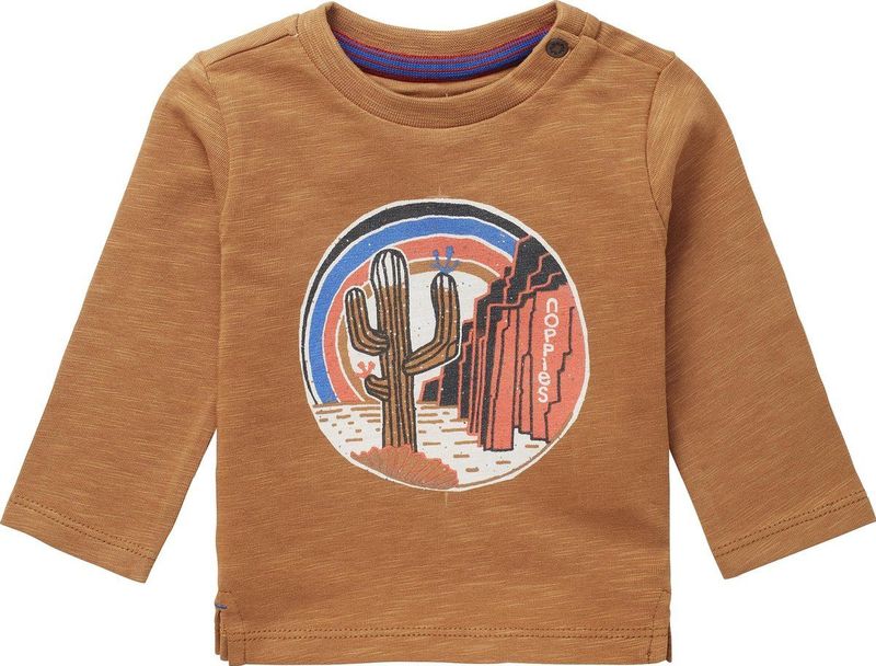 Noppies - Tadcaster - Longsleeve T-shirt - Bistre - Biologisch Katoen