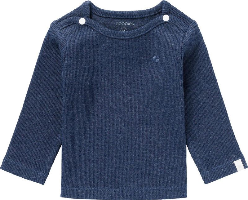 Noppies - Baby Natal - Shirt - Blauw - Biologische Katoen