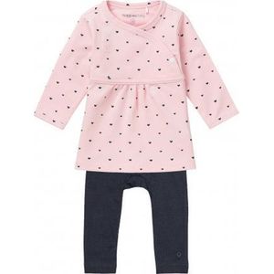 Noppies - Nevada - Baby Jurkje - Light Rose - Lange Mouwen - V-hals