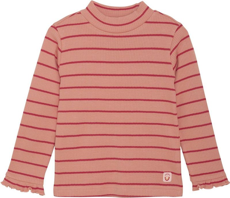 Noppies - Paulding - T-shirt - Gestreept - Roze - Lange Mouwen